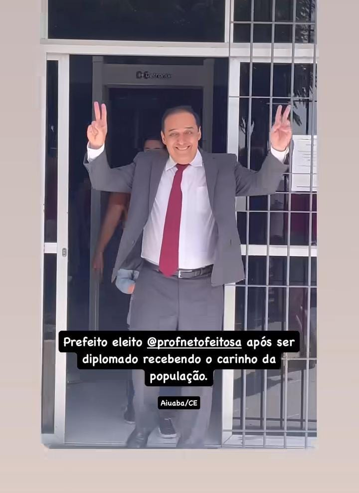 Diplomação do Prefeito de Aíuaba-Ceará