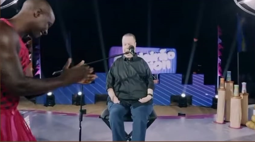 David Valente em apresentação no Caldeirão do Mion