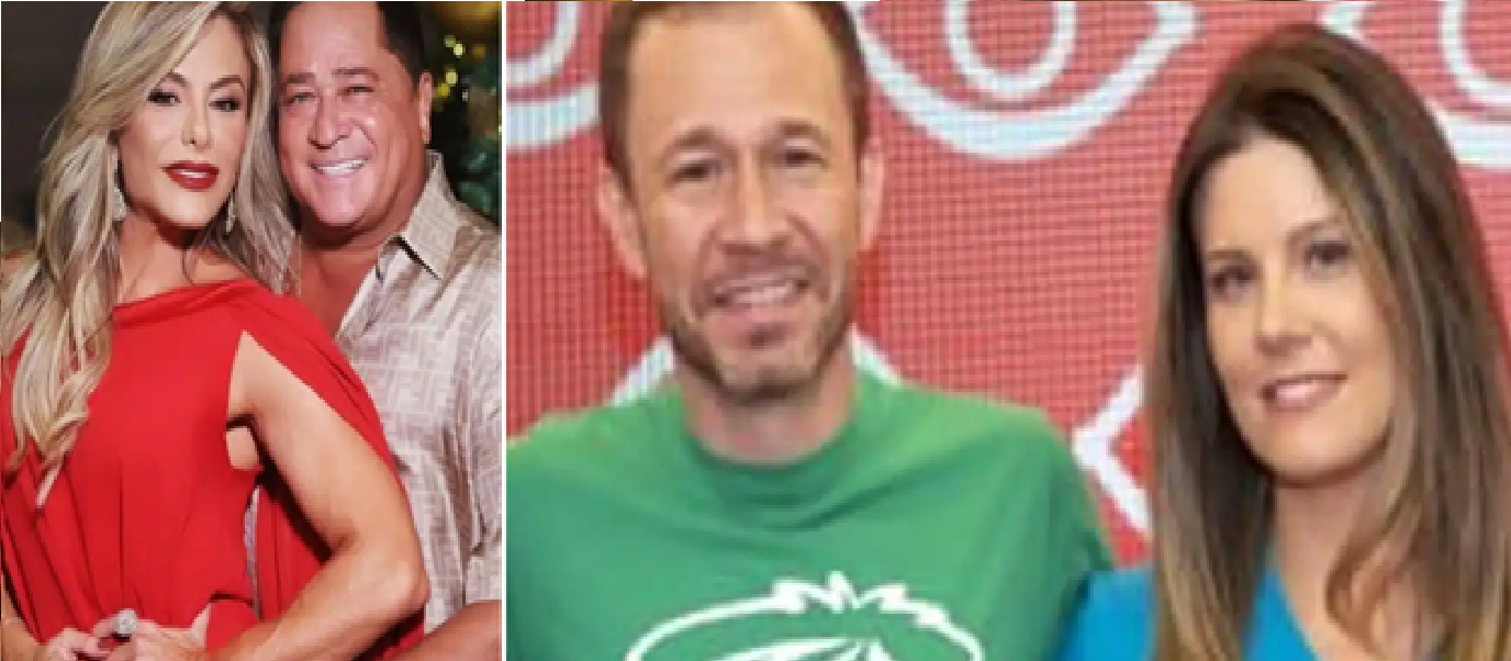 FAMOSOS – Leonardo e Tiago Leifert                                                                           Esposa de Leonardo mostra netas e fala da mãe da Virgínia