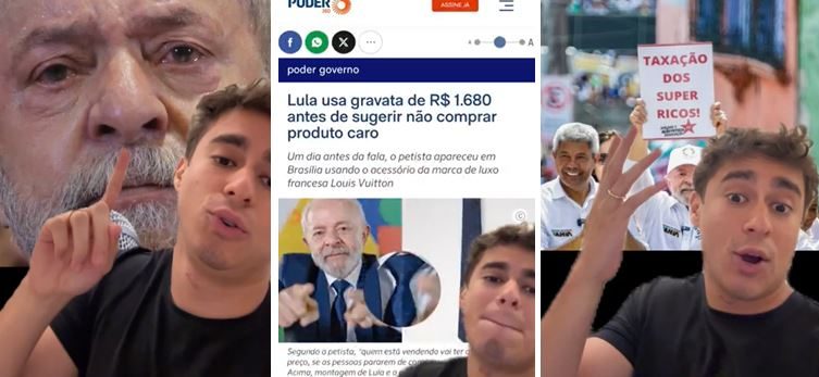 Nikolas detona campanha ‘ricos x pobres’ do governo em novo vídeo viral