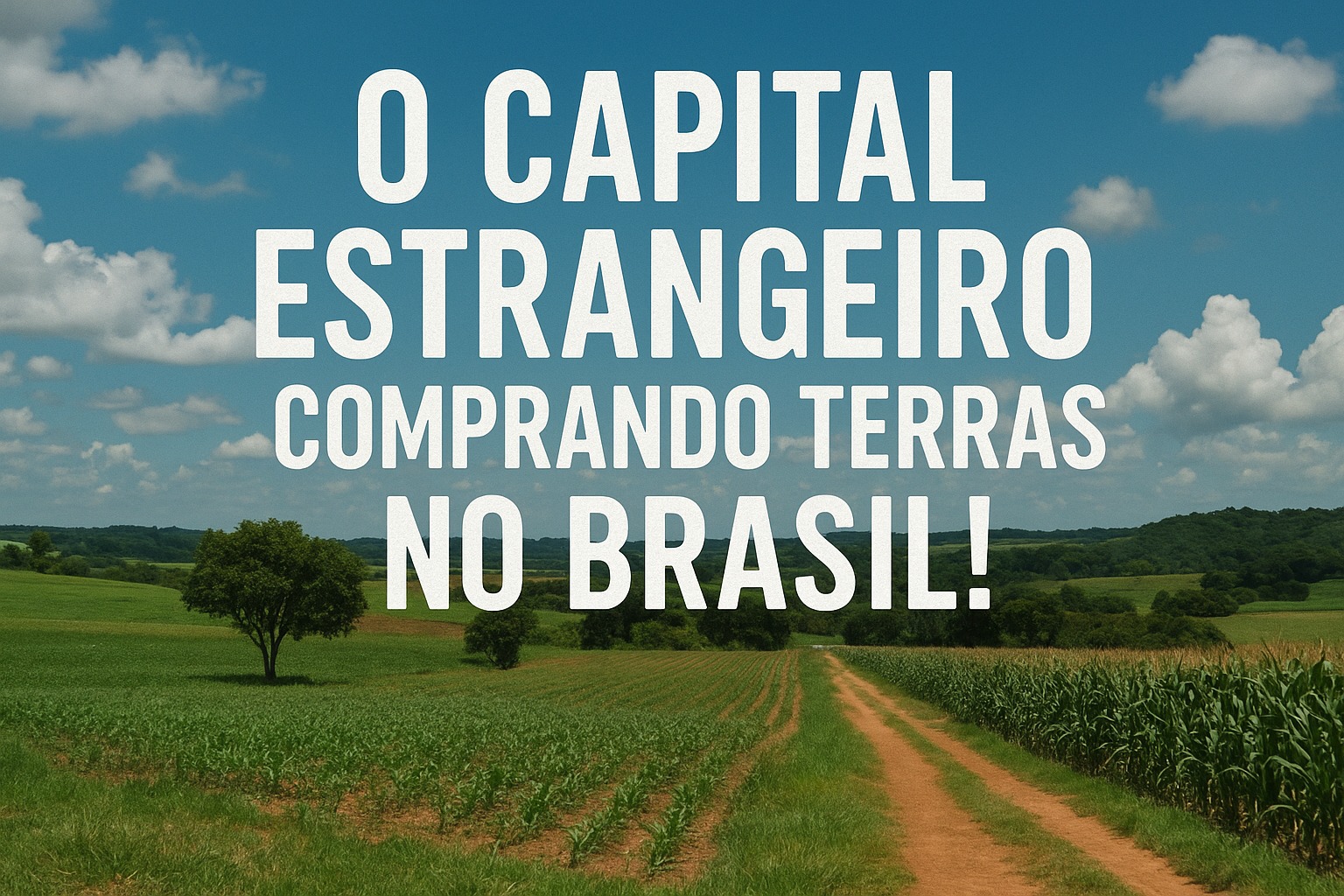 O CAPITAL ESTRANGEIRO JÁ ESTÁ CONTROLANDO TERRAS NO BRASIL!