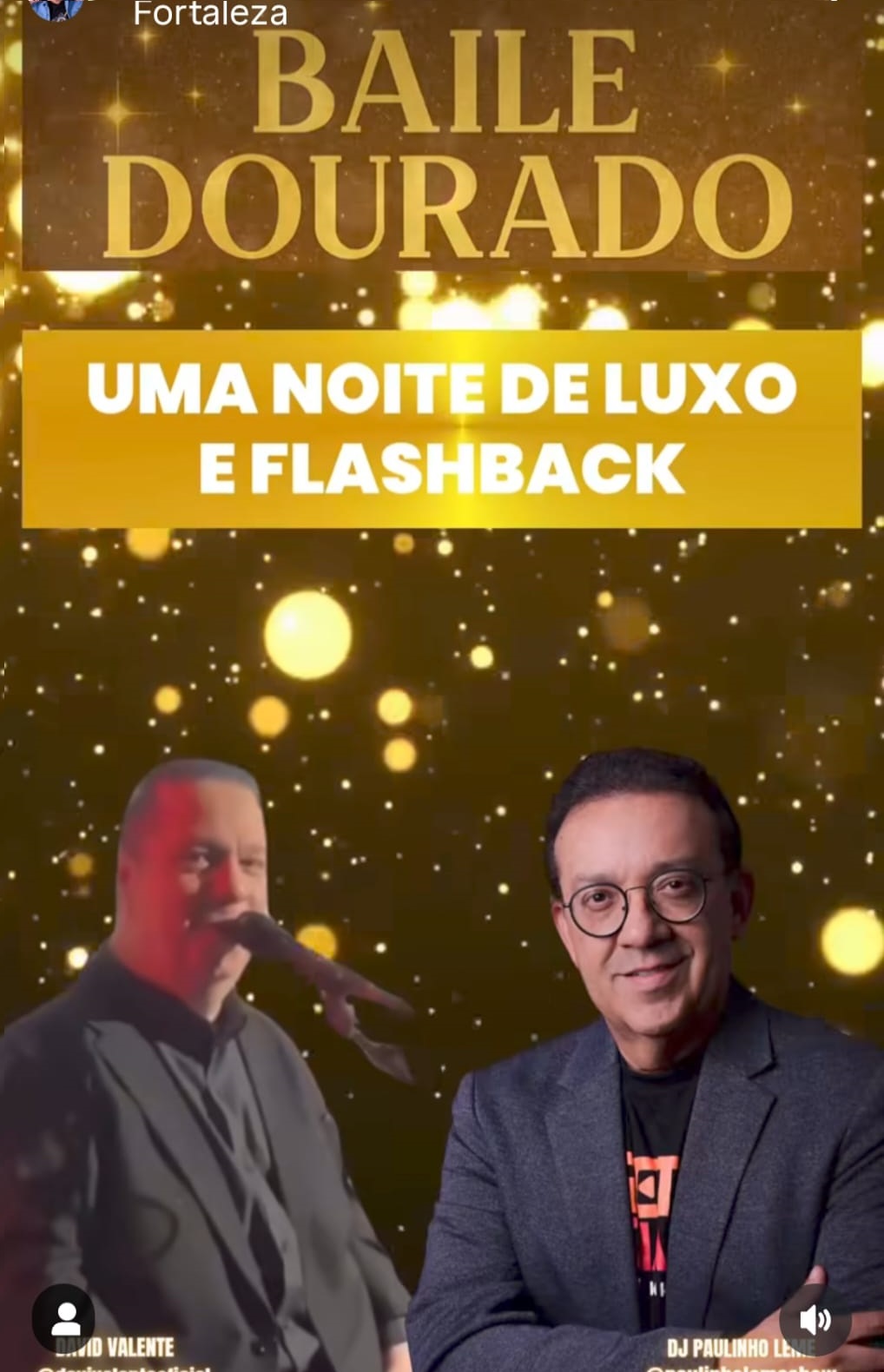 David Valente e Paulinho Leme no Círculo Militar de Fortaleza