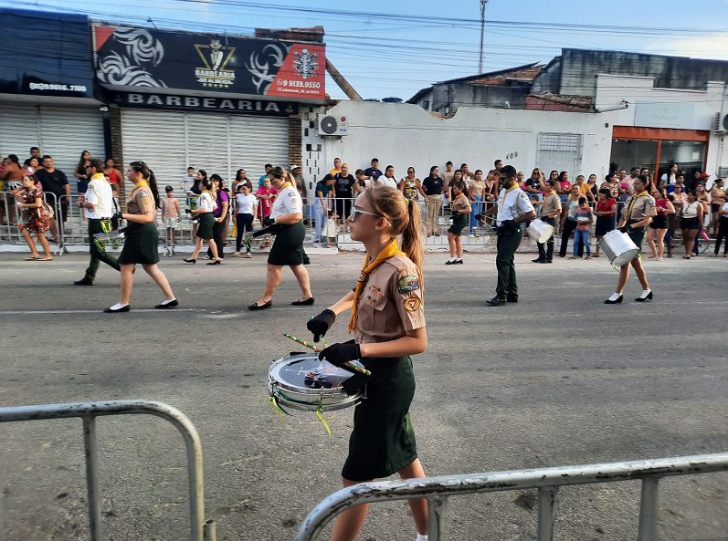 Desfile Cívico em alusão ao 7 de Setembro em Paraipaba