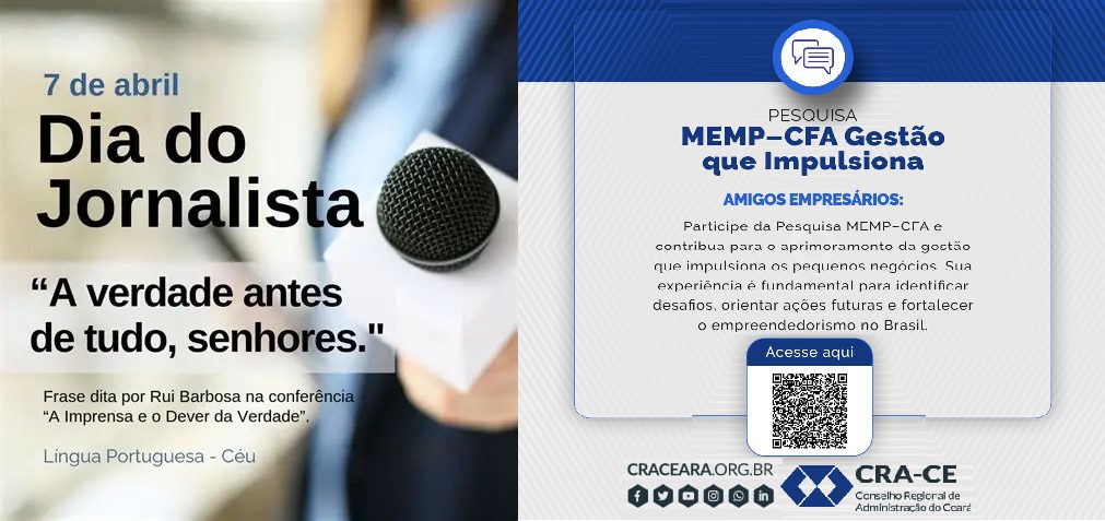 O Dia do Jornalista – 7 de abril de 2026 e    MEMP-CFA Gestão que Impulsiona