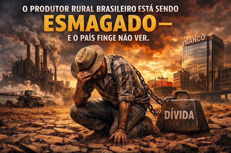 O Produtor Rural Brasileiro está sendo esmagado — e o país finge não ver.