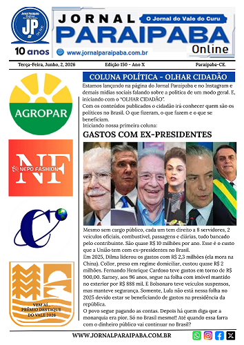 JORNAL PARAIPABA – EDIÇÃO Nº149 – 31 MAI 2026