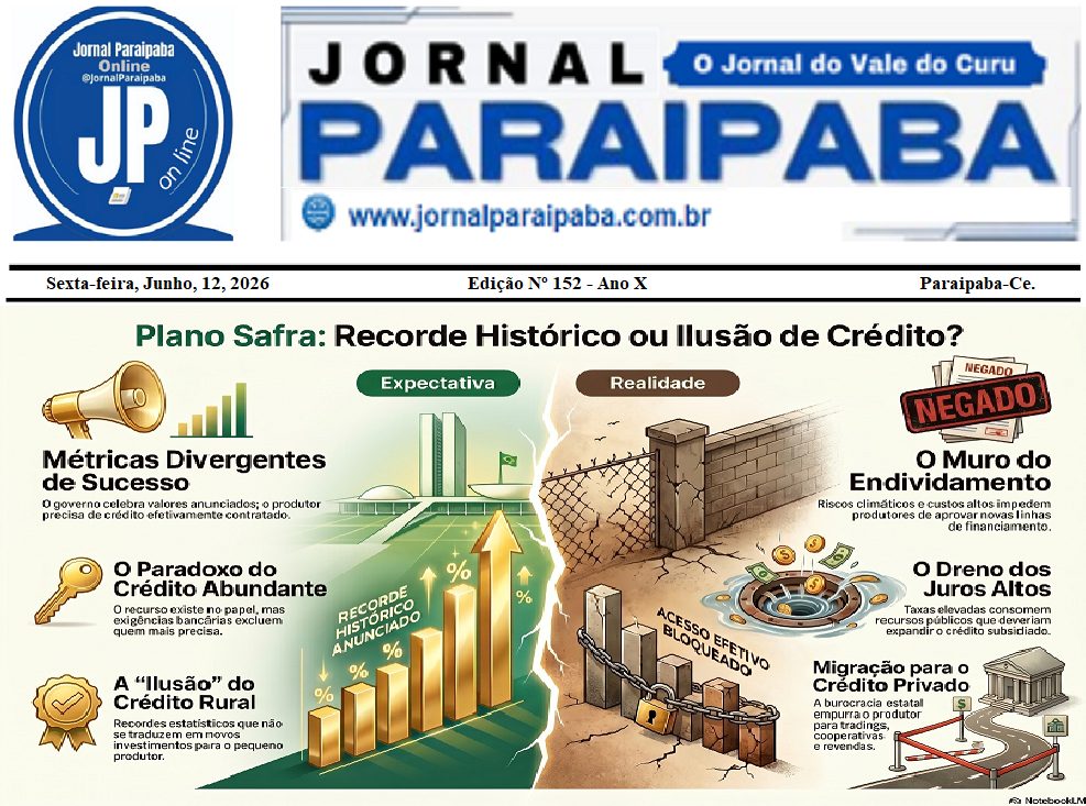 O MAIOR PLANO SAFRA DA HISTÓRIA… OU A MAIOR ILUSÃO DO CRÉDITO RURAL?