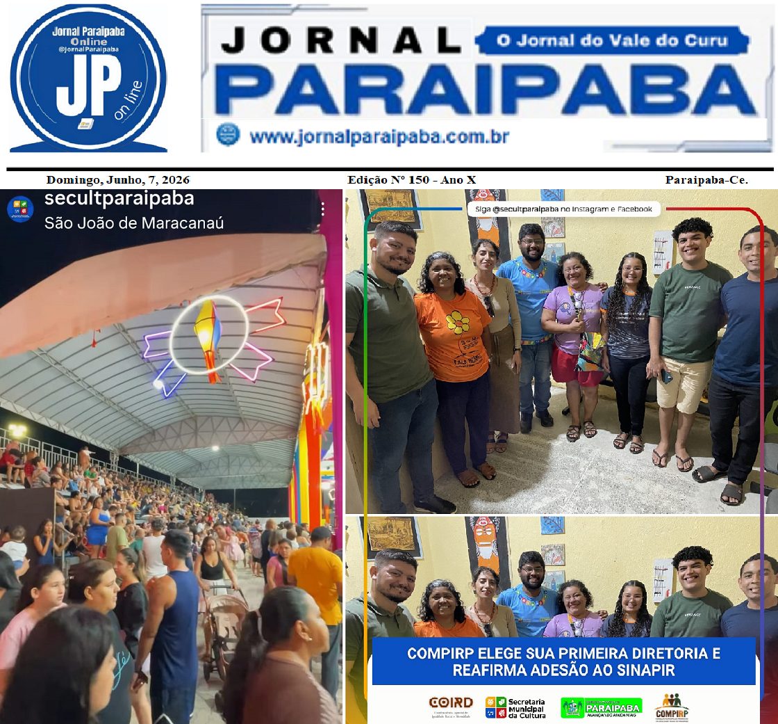 Secretaria de Cultura de Paraipaba com ações sociais e culturais